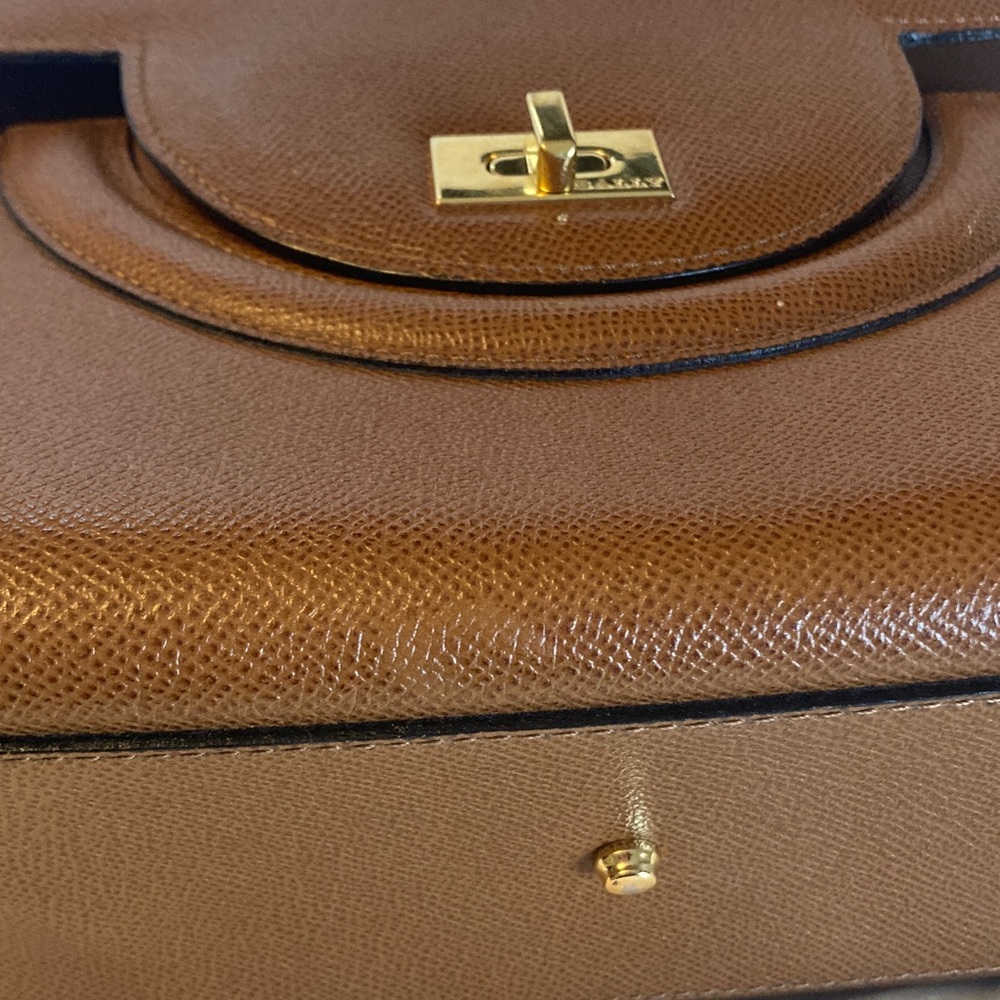 Bally Brown Leather Top Handle Bag - Picture 17 of 17